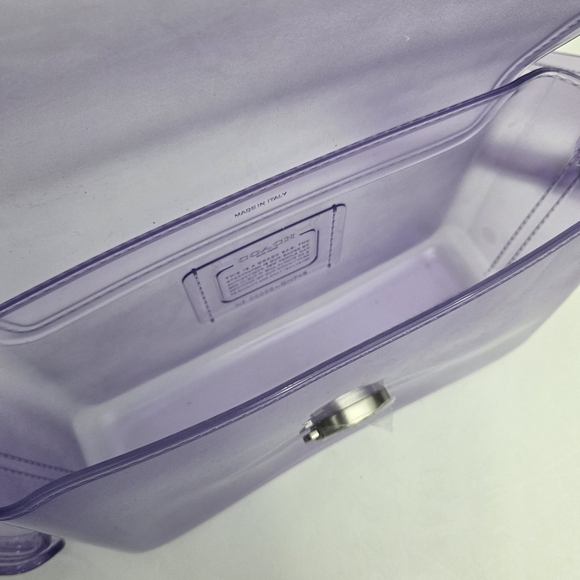 NEW COACH JELLY TABBY BAG - LIGHT VIOLET PURPLE - Picture 8 of 12